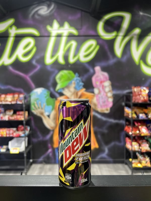 Mountain Dew Passionfruit Frenzy 330ml (New Zealand)