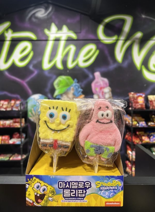 SpongeBob SquarePants Marshmallow Lollipop 45g (Korea)