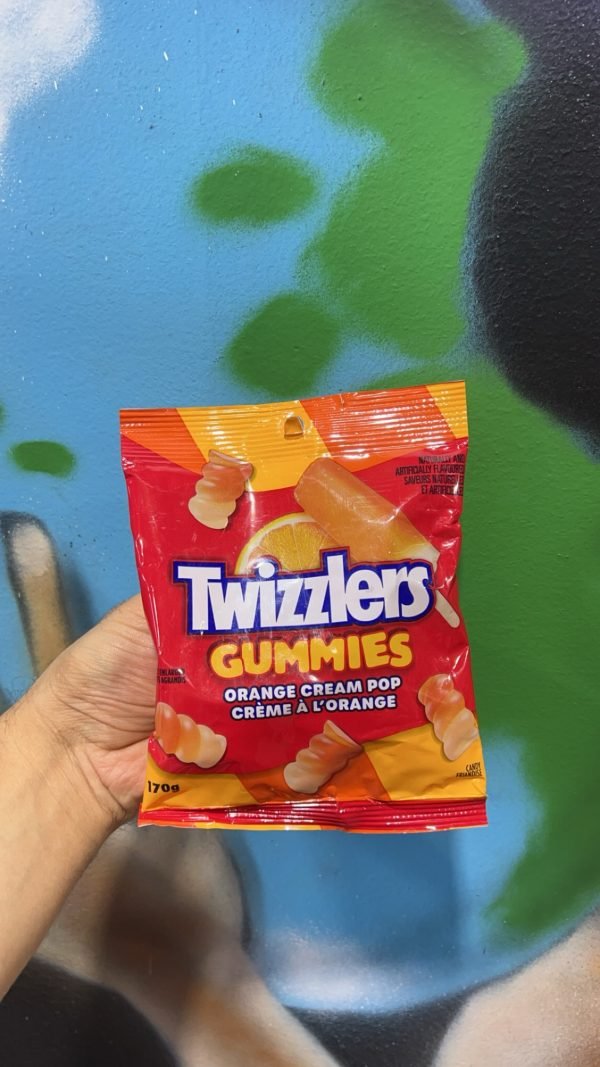 Twizzlers Gummies Orange Cream Pop 170g (Canada)