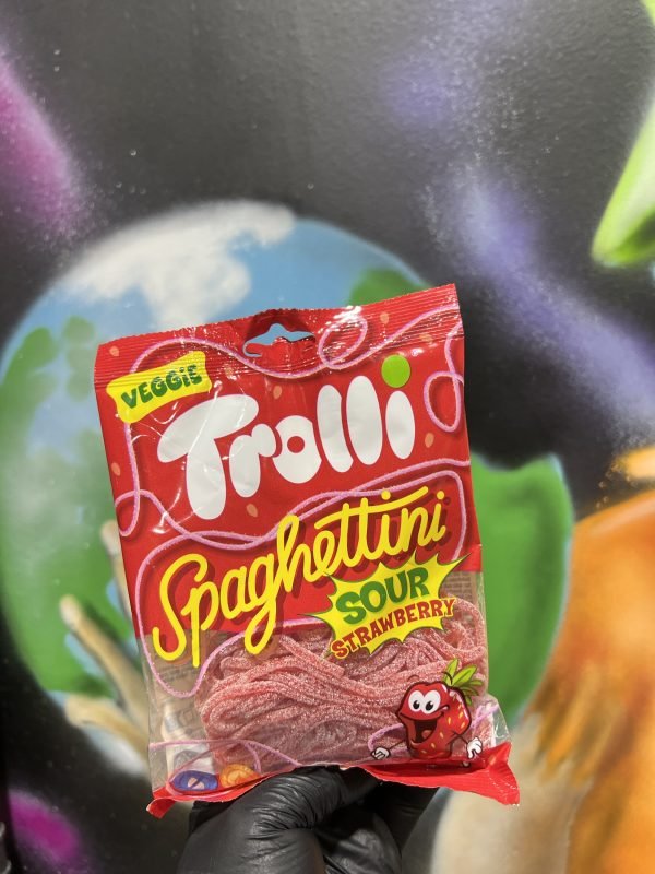 Trolli Spaghettini Sour Strawberry 100g (Germany)