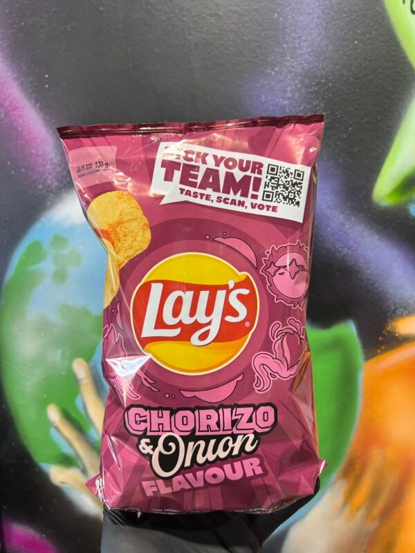 Lays Chorizo & Onion 130g (Poland)