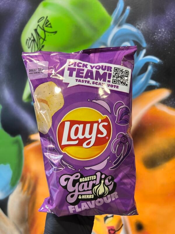 Lays Roasted Garlic & Herbs 130g (Poland)