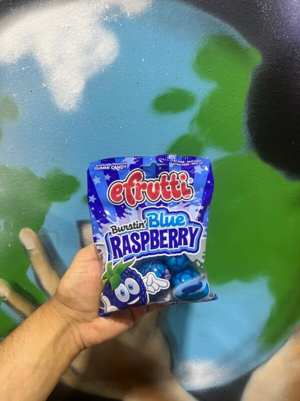 Efrutti Burstin Blue Raspberry Gummi (75g)