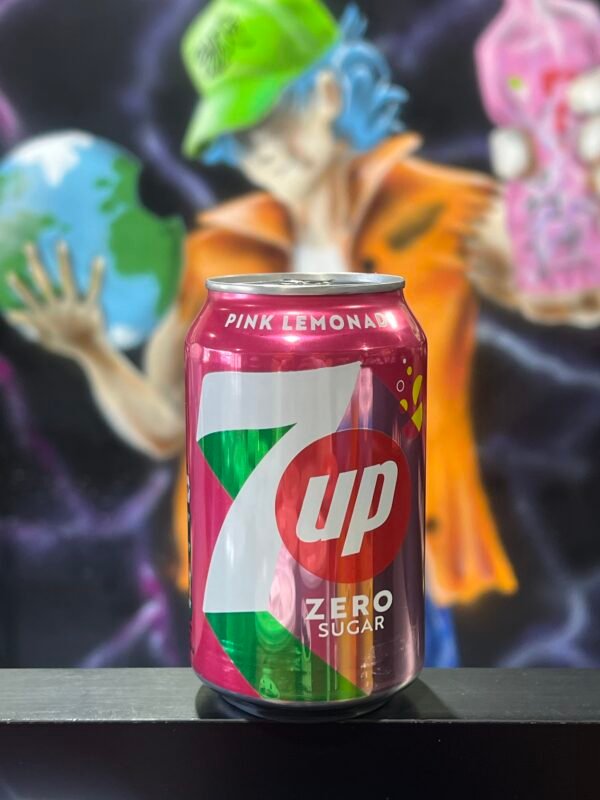 7UP Pink Lemonade Zero Sugar 330ml (UK)